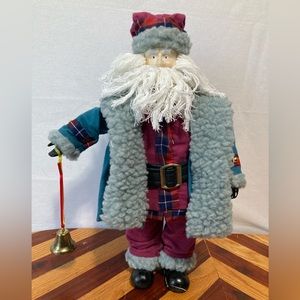 Vintage 90s SANTA Genuine Porcelain Doll 15" Limited Edition Genuine Christmas